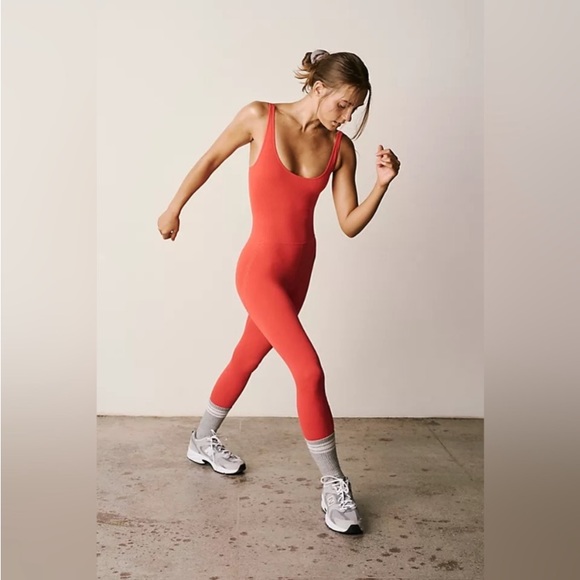 Free People Movement Good
Karma Onesie in Cherry Tomato - Picture 2 of 4